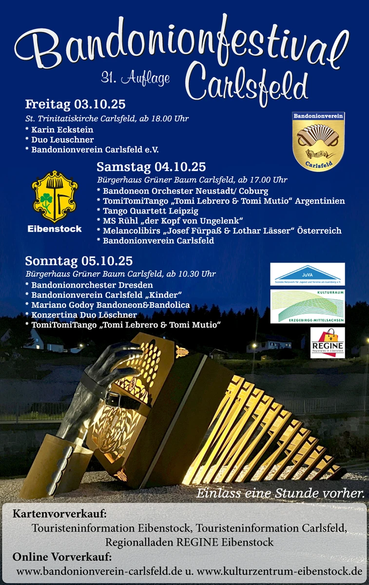Bandoneonfestival 03.10. - 05.10.2025